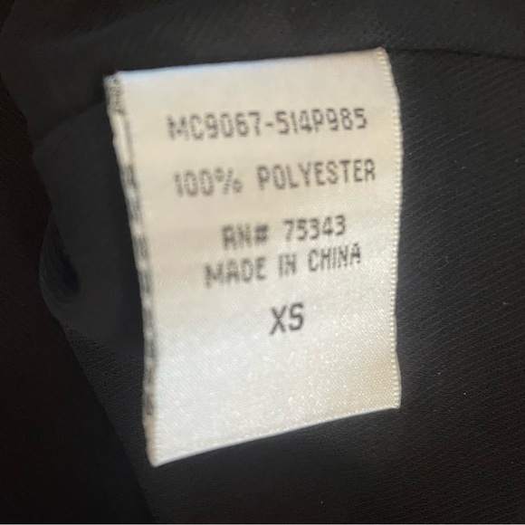 Willi Smith Orange Blue Black White Sleeveless Top V-Neck Blouse Women’s XS - Picture 3 of 4